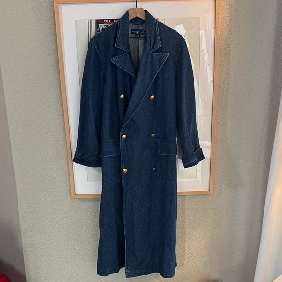Ralph Lauren Jackets & Blazers - Vintage Ralph Lauren Denim Duster/Trench - Womens Small